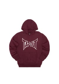 TAPOUT® - Herren Kapuzensweatshirt normale Passform LIFESTYLE BASIC HOODIE - Anthracite/Black