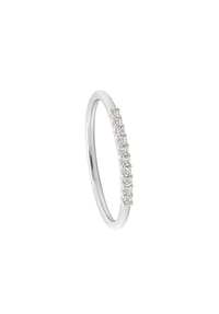 VANDENBERG - Damen Ring, 375er Weißgold mit 10 Diamanten, zus. ca. 0,1 KarAT - WEISSGOLD