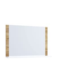 VCM. - Badspiegel | Hängespiegel mit Ablage | modernes Design | Maße ca. H. 55 x B. 80 x T. 17 cm | Wandspiegel – Lendas - Anthrazit