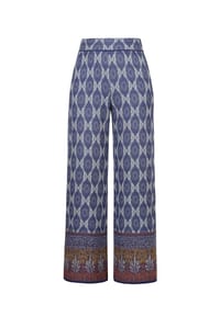 IVKO - Hose mit mediterranem Muster - MARINE