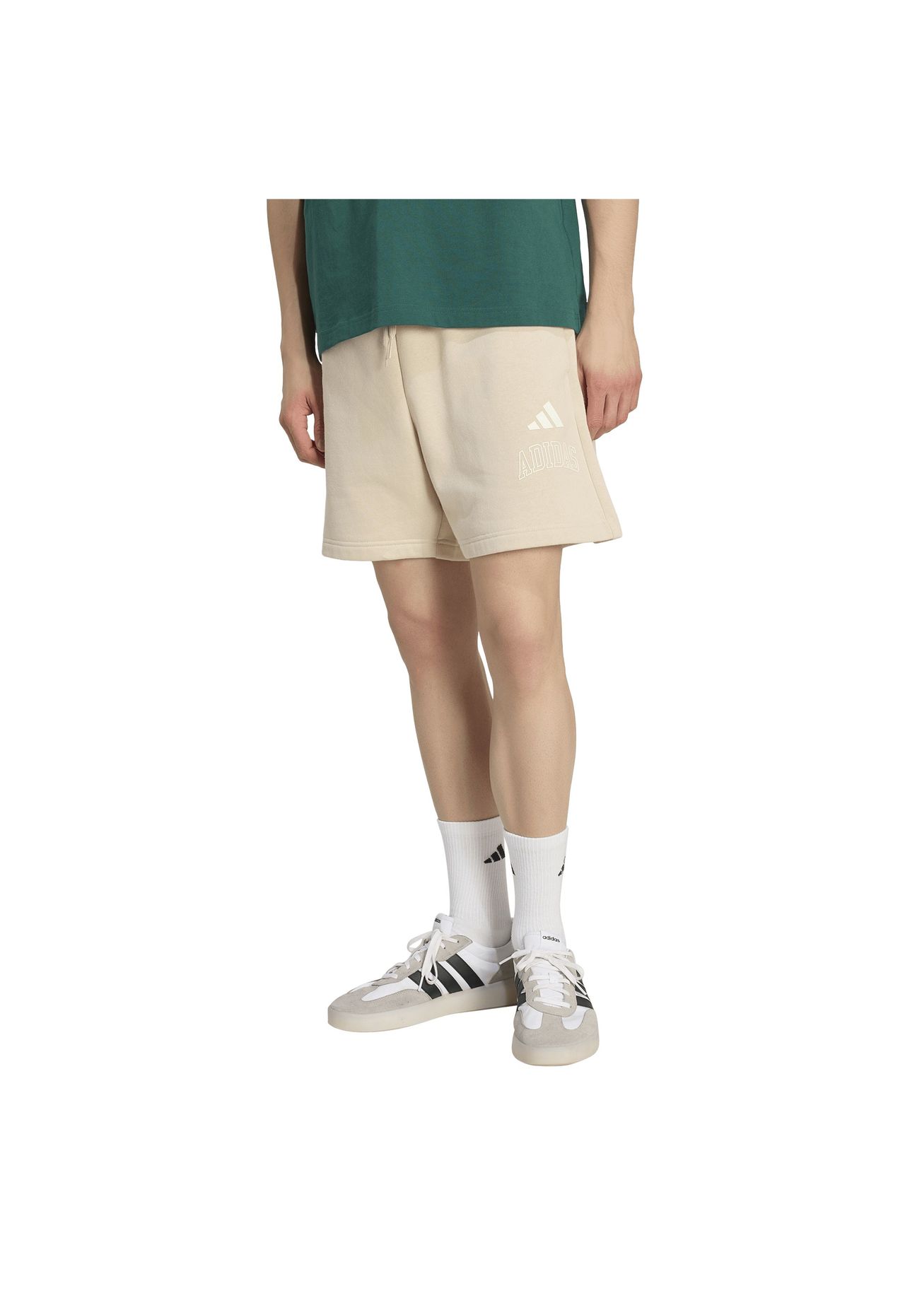 Adidas Jogging-Shorts Collegiate, Gummibund, FüR Herren, Beige, L