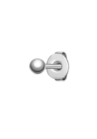 TRUE REBELS - Herren Ohrringe aus Edelstahl in silber - silber