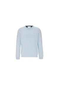 s.Oliver - Strickpullover, Rundhals-Ausschnitt, Logo-Stickerei, für Herren - BLACK/GREY