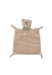 maximo® - Kuscheltuch Bär, Plüsch - borke