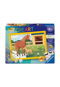 Ravensburger Malen nach Zahlen "Pferdemama und Fohlen" - ARTS & CRAFTS - 