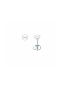 Adelia's - Damen 925 Silber Ohrringe   Ohrstecker mit Süßwasser Zuchtperle - silber