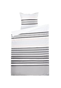 Janine® - Mako-Satin-Bettwäsche - GRAPHIT 1