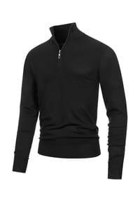 JEFF - Strickpullover Frankie - Black