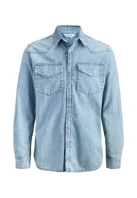 JACK & JONES - Jeanshemd Western - Blue denim