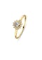 Fiocco JEWELRY Halo Sun Ring Zirkonia weiß Brillantschliff , 925 Sterling Silber Bild 1