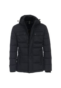 CASAMODA - Parka lange Wintersteppjacke mit abnehmbarer Kapuze - dunkelblau