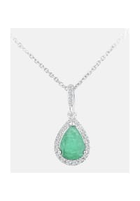 Diamant L'eternel - Kette mit Anhänger, mit Diamant, 375 Weißgold - white gold