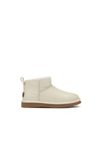 Kazar - Schneestiefel aus Leder mit Wolle - Creme