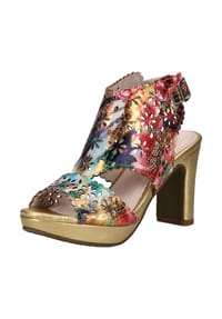 LAURA VITA® - Leder Sandalen - Gold