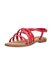 LAZAMANI - Leder/Textil Sandalen - Grün