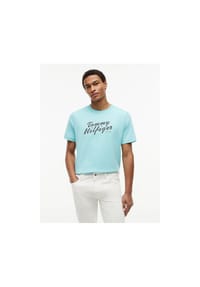 TOMMY HILFIGER - T-Shirt - CSR  ARCTIC AQUA