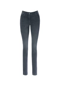 MADELEINE - Enge Jeans mit Raffung - bleached