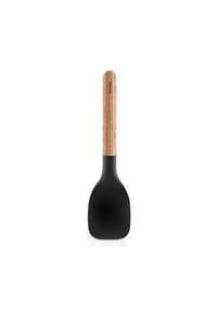 eva solo - Nordic kitchen Servierlöffel, Eichenholz/Silikon, Schwarz, Groß - Schwarz