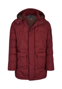 HECHTER PARIS - Parka REAL DOWN - dark red