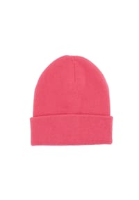 CAPO - Beanie, Wolle-Kaschmir Strick, doppellagig - black