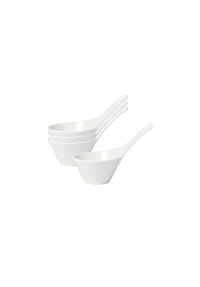 Villeroy & Boch Dipschälchen NewWave 12 x 7 cm 4er Set weiß - NEWWAVE - weiß