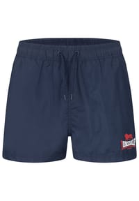LONSDALE™ - Herren Beachshorts normale Passform KILSTAY - Black/Red/White