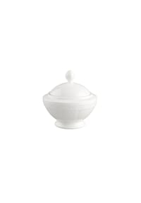 Villeroy & Boch Zuckerdose White Pearl ø 11,7 cm weiß - WHITE PEARL - weiß