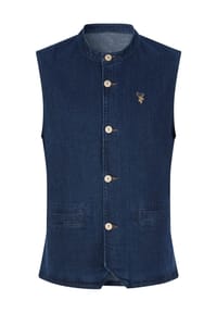 SIEH AN! - Jeans-Weste - dark blue