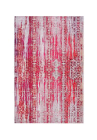 WECONhome - Kurzflorteppich Sunset in Faro - Sunset Design Teppich Faro – Vintage & modern - pink