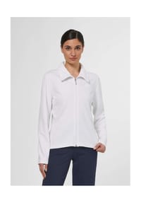 MADELEINE - Loungejacke mit Spitzenkragen - creme