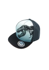 maximo® - KIDS BOY-Cap T-Rex Skelett snap-back Verschluß - anthrazit