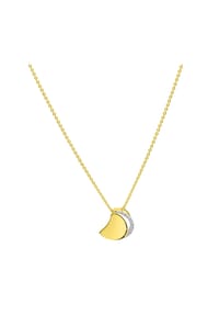 fascination by Ellen K. - Anhänger mit Kette 375/- Gold 13 Zirkonia - gelb