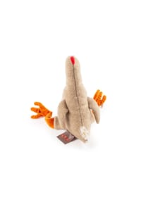 sigikid® - Kuscheltier Lost Chicken Kikeriki ,  für Kinder und Erwachsene - beige/orange