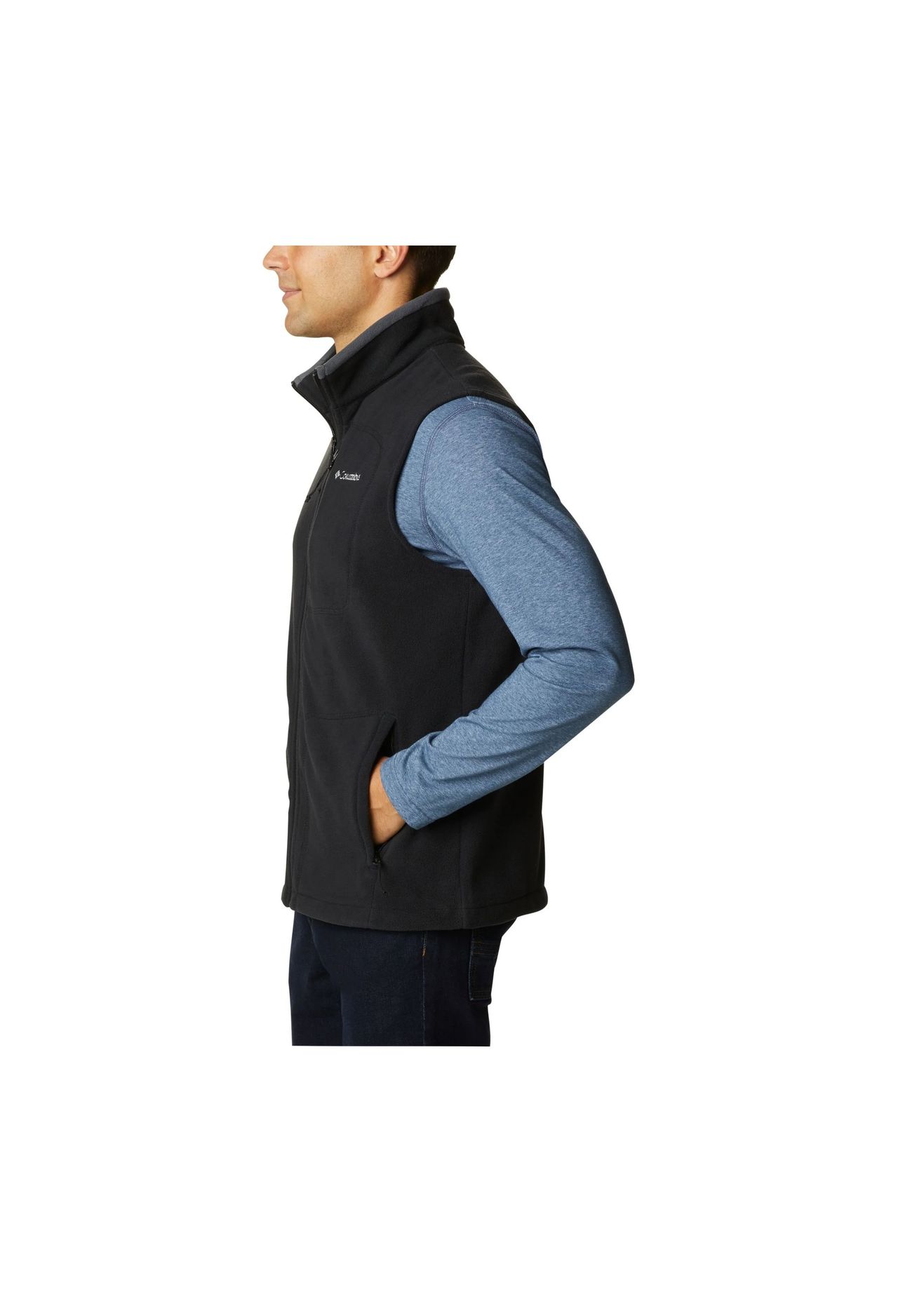 Columbia Herren Schwarz Weste Fast Trek™ 1460001 Regular Fit - Image 7