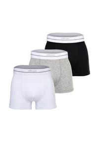 ellesse - Herren Boxershorts, 3er Pack - AMBRIA, Trunks, Logobund, einfarbig - Schwarz