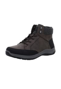 rieker - Schnürstiefeletten, Kunstleder, gefüttert, für Herren - SCHWARZ/MORO/GRA