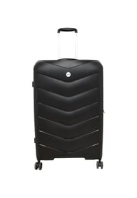 GLOBETROTTER LEDA - 4-Doppelrollen-Trolley, Hartschale, Zweiwege-Reißverschluss - BLACK