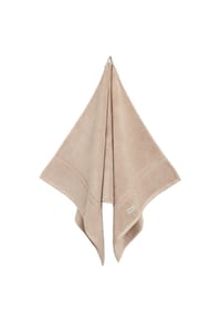 GANT - Duschtuch - Premium Towel, 70 x 140 cm, Frottee, Bio-Baumwolle, Logo, uni - Dunkelgrau