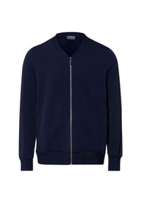 HANRO - Sweatjacke Natural Living - deep navy