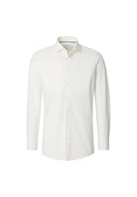 VENTI - Herren Businesshemd Langarm uni Modern Fit - Dunkelblau
