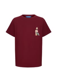 cat e lolette - Rotes T-Shirt Weihnachtskatze - rot
