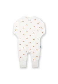 KITE - Baby Kleiner Regenbogen Strampelanzug Bio-Baumwolle - weiß