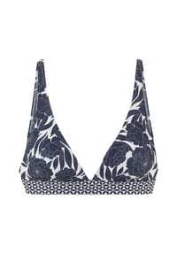 Sunseeker - Triangel-Bikini-Oberteil Blossom, verstellbar, für Damen - NAVY-PRINT 12505