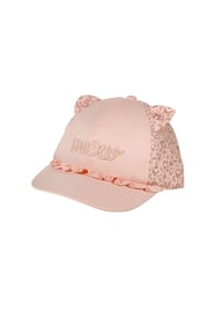 maximo® - MINI GIRL-Cap Wildkatze Öhrchen, Klettverschluß - softrose
