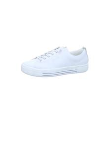 remonte® - Glattleder Sneaker - Weiß/Silber