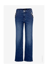zero - Damen Jeans mit Zierknöpfen - 8620 DARK BLUE