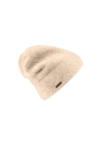 SEEBERGER - Cashmere Mütze mit Aufschlag in flauschigen Look 19612-0 - leinen