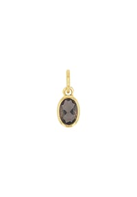 amor - - Motivanhänger für Damen, 925 Sterling Silber, Glas - Grau