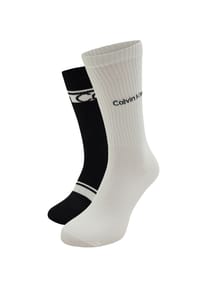 Calvin Klein - Socken, 2er-Pack, für Herren - 001 WHITE