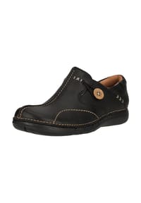 CLARKS® - Schuhe Un Loop im praktischen Slip On-Design - 1216 Black Leather